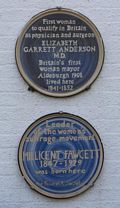 Blue Plaque Elizabeth Garrett Anderson