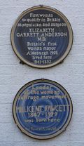 Blue Plaque Elizabeth Garrett Anderson